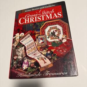 Better Homes and Gardens A Cross-Stitch Christmas Handmade Treasures 1995